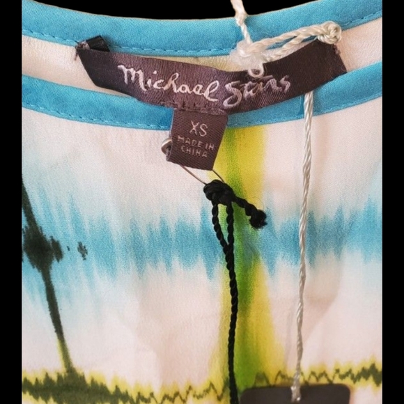 Michael Stars Silk Neptune Shift Dress - Picture 2 of 5